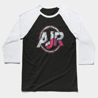 Distressed AJR logo Baseball T-Shirt